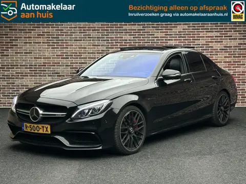 Mercedes-Benz C-klasse AMG 63 S Panorama Dealer 360 Headup Burmeister Memory