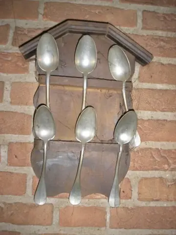 Lepelrek - tinnenlepels