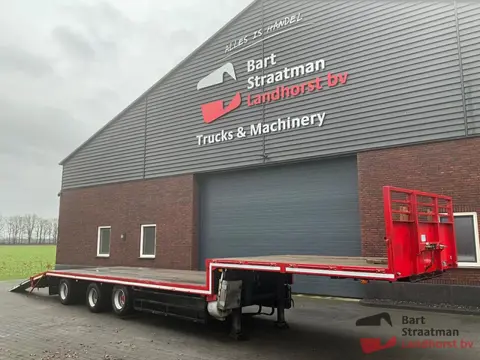 Floor FLSDO 12 28H1 12,3m semi-dieplader met vaste aluminium oprijplaten. Liftas en hydraulisch gest