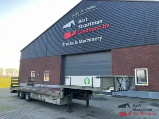 VELDHUIZEN P 31-7A 15t semi-dieplader met luchtvering en mechanische rampen. BS1859