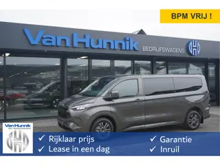 Ford Transit Custom 320L 2.5 PHEV 233PK Dubbel Cabine Limited PRIJS INCL. BPM !! 13" Navi, Adap. Cru