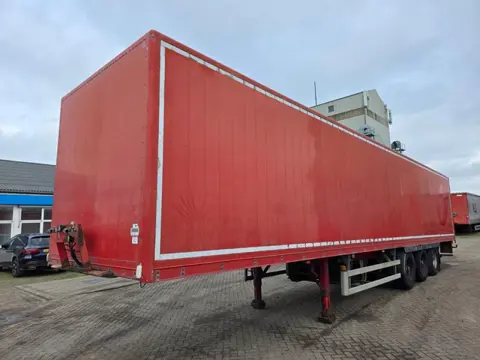 Ackermann KS-F24 Ackermann KSF24 Gesloten Aluminium Oplegger – 3 Assen – 38 Ton GVW – Laadklep – Exp