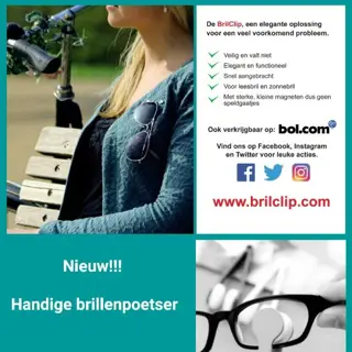 BrilClip brilhanger tip actie leesbril zonnebril computerbri