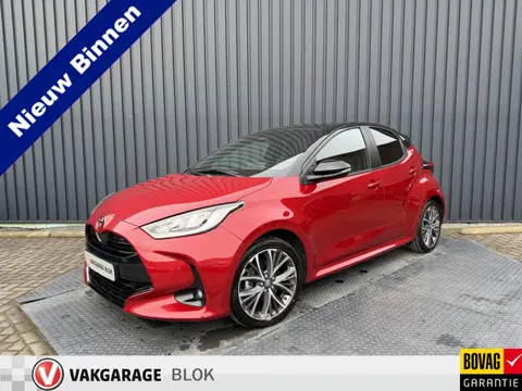Toyota Yaris 1.5 Hybrid Executive / Bi tone | Pano dak | Emotional Red | PDC V+A | BSM | Rijklaar!!