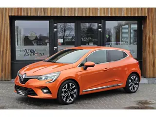 Renault Clio 1.0 TCe Intens navi. led. cruise. 17 inch. leder/stof.