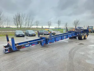 Evans Trailers Wide spread - 8 Tires - Drumbrakes - Steelspring PM2825