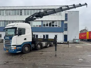 Scania G450 8X2 EURO 6 HIAB 855-6 + REMOTE CONTROL MANUAL GEARBOX