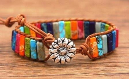 Chakra armband uit India