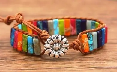 Chakra armband uit India