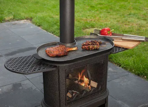 Gietijzeren Buitenkachel Vulture DIRECT MEE TE NEMEN