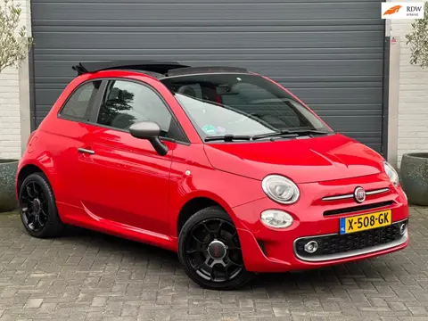 Fiat 500 1.2 Sport|Cabrio|92083KM|PDC|Airco|Leder|Goed onderhouden|