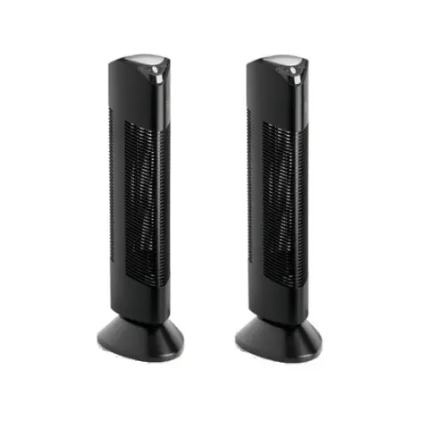 2 x PR-369R luchtreinigers met ionisator zwart