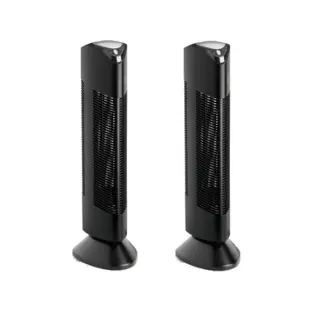 2 x PR-369R luchtreinigers met ionisator zwart