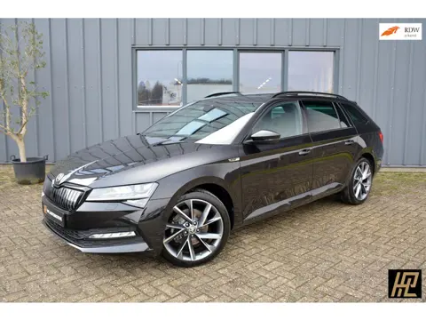 Skoda Superb Combi 1.4 TSI iV 218pk Sportline Business * Pano * Matrix * ACC * Memory Zetels * Stuur