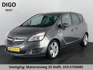 Opel Meriva 1.4 COSMO TURBO AUTOMAAT . STOEL & STUUR VERWARMING . FULL MAP NAV . PARKEERSENSOREN ACH