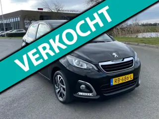 Peugeot 108 1.0 e-VTi Allure, 5drs, Aut, Airco, Camera, Elektr ramen, Bluetooth, Lmv, 1e eig afk, Ge