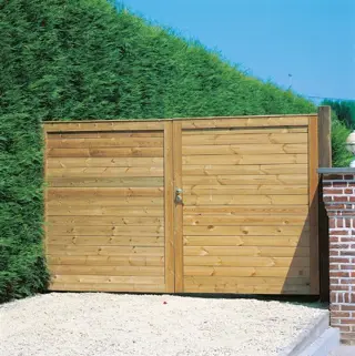 Massiefpoort grenen: 180 x 300