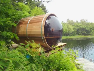 Barrel Sauna, scherp geprijsd. Barrelsauna aanbiedingen.