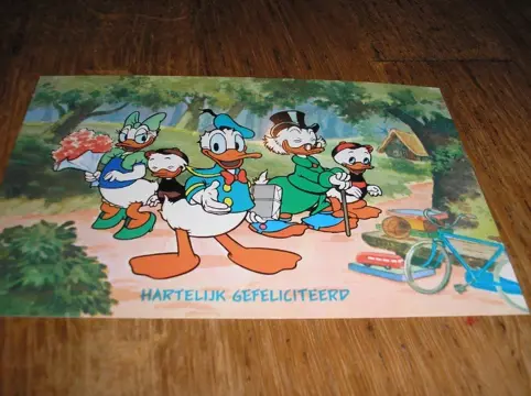 Disney, donald duck kaarten, - jaar 1965?