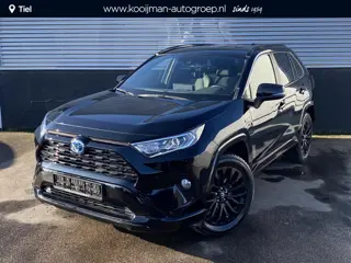 Toyota RAV4 2.5 Hybrid AWD Black Edition Navigatie, JBL, Stoelverwarming, Parkeersensoren, Elek. bes