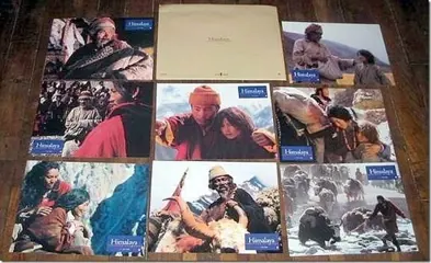 HIMALAYA l 'enfence d ' un chef lobbycard set.