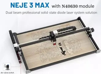 NEJE 3 MAX 5.5W Laser Engraver/Cutter with N40630 Beam