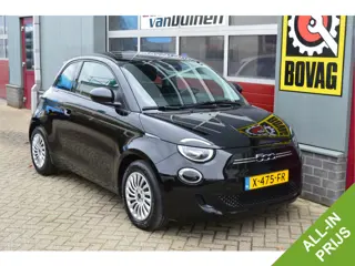 Fiat 500 Urban 42 kWh O.a: Carplay, SOH 95.29 %, Cruise, Clima, Bluetooth, Etc. All-in prijs!