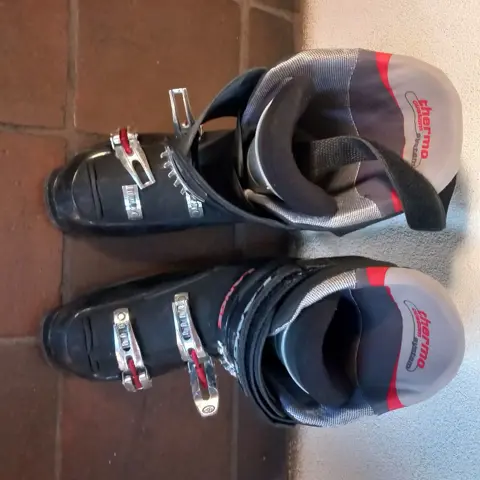 Skischoenen, Lange, dames , maat 42 - Lange RRS - in tas - 40,-