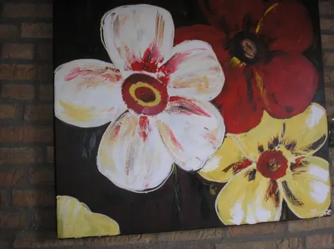 Schilderij , fiore - doe een bod, o.v.v. Foto, vanaf 100,-
