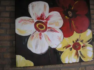 Schilderij , fiore - doe een bod, o.v.v. Foto, vanaf 100,-