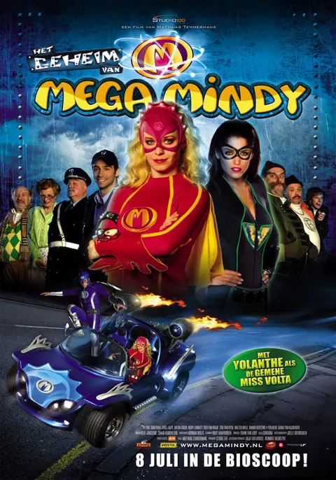 HET GEHEIM VAN MEGA MINDY filmposter.