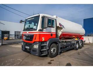 MAN TGS 26.360 + ALU 19.000L+6COMP (bj 2016, automaat)