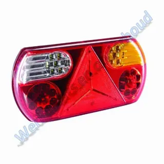 Led achterlicht R. 12-24v met mist- en achteruitrijlamp