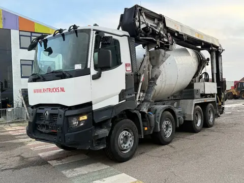 Renault C480 8X4 BELT + MIXER 9M3 + REMOTE CONTROL HUB REDUCTION FULL STEEL