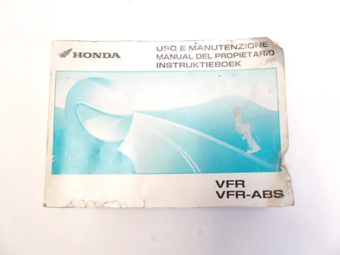 INSTRUCTIEBOEKJE Honda VFR 800 I 2002 - 2013