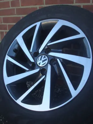 17 Inch Originele VW Woodstock Velgen en Banden 5x112