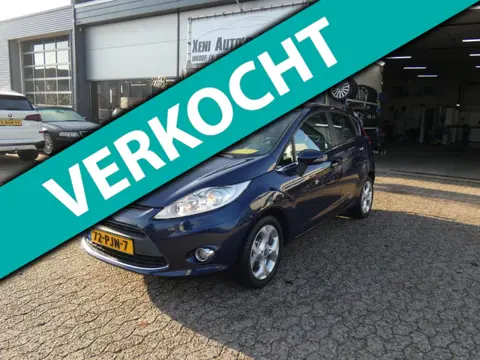 Ford Fiesta 1.25 Titanium|VERKOCHT!|5 Deurs|Airco|2e Eig.|LM-Velgen|Trekhaak|PDC|Mistlampen Voor|