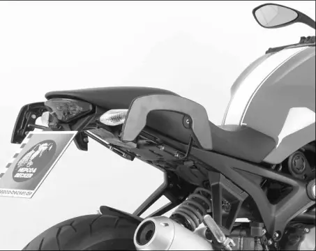 KOFFERBEUGELSET Ducati monster 1100 2011 - 2013
