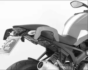 KOFFERBEUGELSET Ducati monster 1100 2011 - 2013