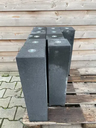 Betonpoer antraciet 15 x 15 x 58 cm