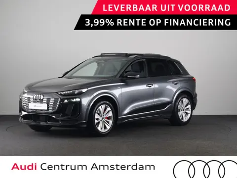 Audi Q6 e-tron S edition 83Kwh 252 pk SUV | Tech pakket plus | Glazen panoramadak | Lederen bekledin
