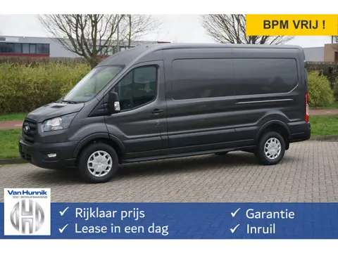 Ford Transit 350L 130PK L3H2 Trend BPM VRIJ!! Clima, 12" Sync 4 scherm Navi, 270° deur, Trekhaak!! N