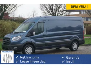 Ford Transit 350L 170PK L3H2 AUT BPM VRIJ!! 12" Sync4 Scherm Apple CP/Android A, 360 Camera, Xenon!!