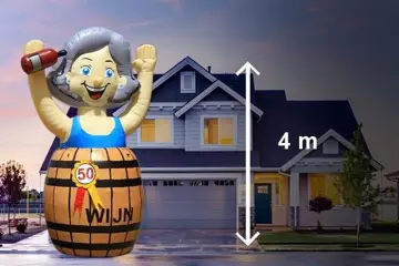 Sarah pop in wijnvat te huur, landelijke bezorging mogelijk