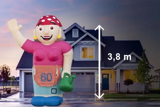 Sarah pop klusser met gieter te huur, landelijke bezorging m