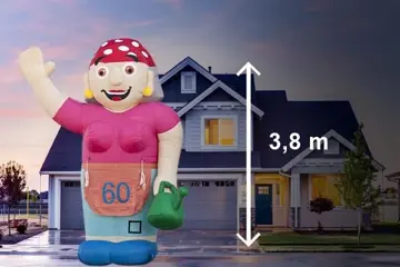 Sarah pop klusser met gieter te huur, landelijke bezorging m