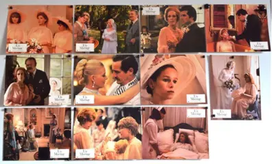 A WEDDING lobbycard set.