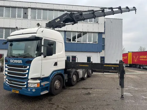 Scania G450 8X2 EURO 6 HIAB 855-6 + REMOTE CONTROL MANUAL GEARBOX