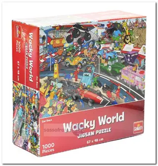 Wacky World: Car Race - Goliath - 1000 Stukjes