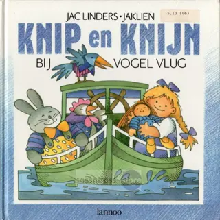Jac Linders ~ Knip en Knijn bij vogel vlug